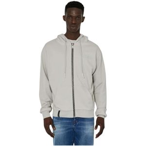 John Richmond, Sweatshirts & Hoodies, Heren, Grijs, XL, Katoen, Sweatshirts Hoodies