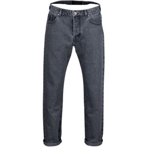 Moorer, Jeans, Heren, Zwart, W30, Denim, 5-pocket broek van mediumgewicht denim met marmer delavé