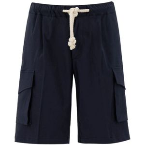 Doppiaa, Casual Shorts Blauw, Heren, Maat:XL