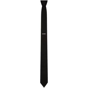 Givenchy, Accessoires, Heren, Zwart, ONE Size, Maak je formele look compleet: Stijlvol zwart en grijs stropdas