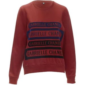 Chanel Vintage, Pre-owned Cotton outerwear Rood, Dames, Maat:M