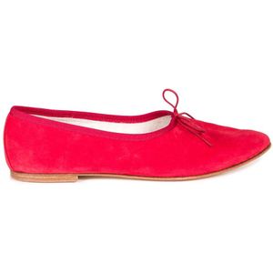 Douuod Woman, Italiaanse Ballerina Schoenen Rood, Dames, Maat:38 EU