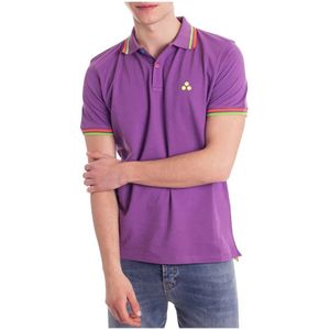 Peuterey, Tops, Heren, Paars, L, Polo Shirts