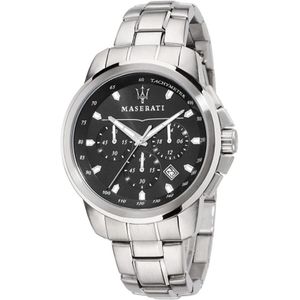 Maserati, Horloge R8873621001 Grijs, Heren, Maat:ONE Size