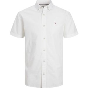 Jack & Jones, Overhemden, Heren, Wit, XL, Zomer Shield Shirt Slim Fit