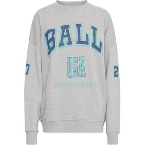 Ball, Sweatshirts & Hoodies, Dames, Grijs, 2Xl, Katoen, Sweatshirts