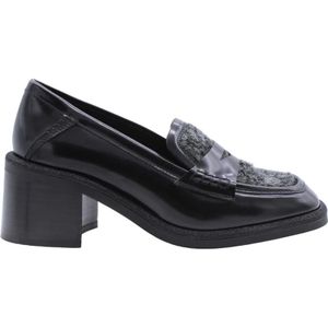 Pertini, Schoenen, Dames, Zwart, 40 EU, Stijlvolle Loafers voor Vrouwen