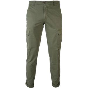 40Weft, Broeken, Heren, Groen, L, Katoen, Army Cargo Broek - Maat 44