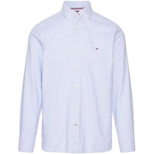 Tommy Hilfiger, 1985 Oxford Gingham Blouse Blauw, Heren, Maat:S