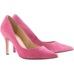 Högl, Schoenen, Dames, Roze, 40 EU, Suède, Stijlvolle Roze Suede Pumps