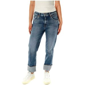 Le Temps Des Cerises, Jeans, Dames, Blauw, W33, Denim, High Waist Straight Fit Jeans