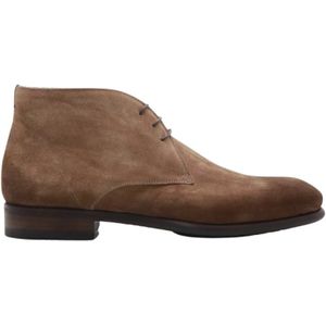 Magnanni, Beige Suède Chelsea Boot Bruin, Heren, Maat:41 1/2 EU