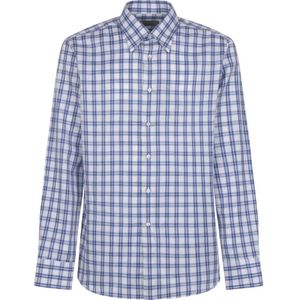 Canali, Stijlvolle Overhemden Blauw, Heren, Maat:7XL