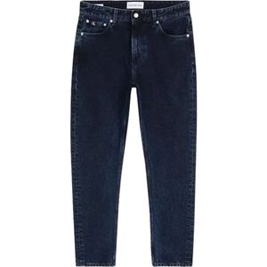 Calvin Klein Jeans, Jeans, Heren, Blauw, W29, Denim, Donkere Denim Dad Jeans