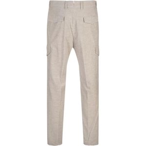 Hugo Boss, Broeken, Heren, Bruin, L, Katoen, Bruine Cargo Corduroy Broek