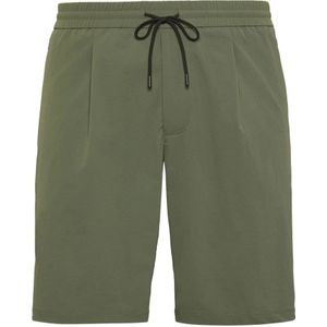 Boggi Milano, Bermuda Shorts van Stretch Gerecycled Nylon Groen, Heren, Maat:M