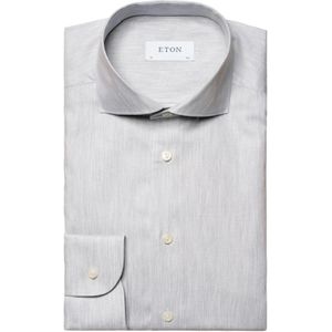 Eton, Overhemden, Heren, Grijs, 7Xl, Eton contemporary fit shirt