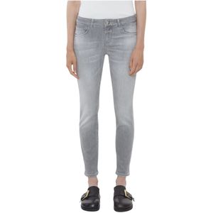 Closed, Ultiem Comfort Baker Skinny Jeans Grijs, Dames, Maat:W30