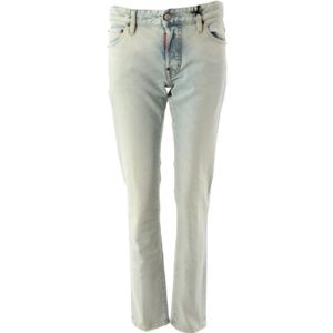 Dsquared2, Jeans, Heren, Blauw, S, Katoen, Blauwe Heren Jeans