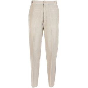 Armani Exchange, Slim-fit Broeken Beige, Heren, Maat:W30