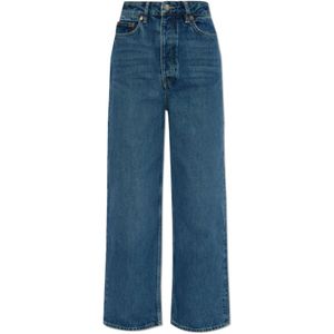 Samsøe Samsøe, Jeans, Dames, Blauw, W26 L30, Katoen, Shelly jeans