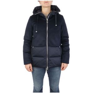 Duno, Duno 800 Winterjas - Blijf warm en stijlvol Blauw, Dames, Maat:L