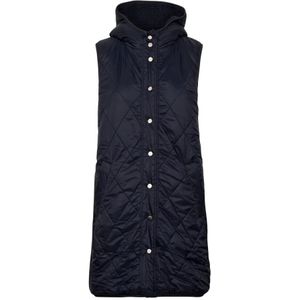 Part Two, Omkeerbaar Gewatteerd Vest Blauw, Dames, Maat:L