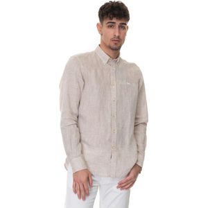 Harmont & Blaine, Casual overhemd met knoopsluiting Beige, Heren, Maat:4XL