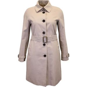 Burberry Vintage, Pre-owned Cotton outerwear Beige, Dames, Maat:M