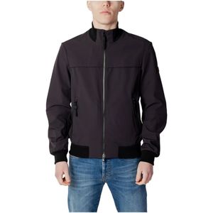 Peuterey, Jassen, Heren, Zwart, XL, Polyester, Winter Jassen