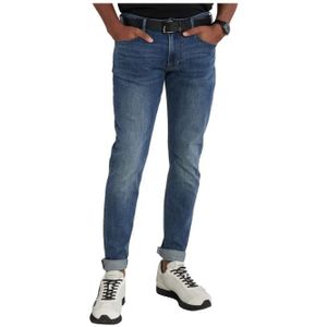 Emporio Armani, Denim 5-Pocket Jeans 6R1J06 1Drhz Blauw, Heren, Maat:W30