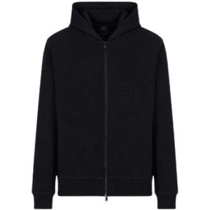 Armani Exchange, Sweatshirts & Hoodies, Heren, Zwart, M, Sweatshirt