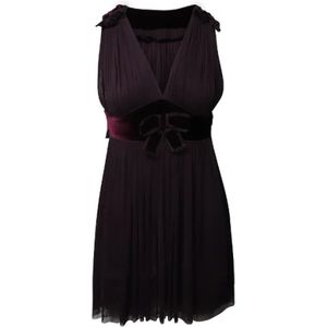 Dolce & Gabbana Pre-owned, Pre-owned, Dames, Paars, S, Polyester, Pre-owned Polyester dresses