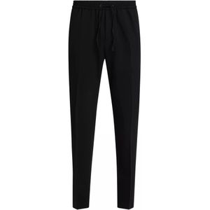 Calvin Klein, Zachte Twill Joggingbroek Zwart, Heren, Maat:M