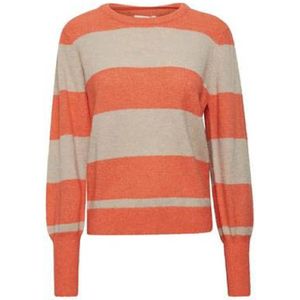 Ichi, Round-neck Truien Rood, Dames, Maat:L