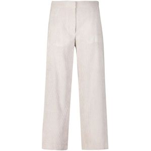 Raffaello Rossi, Broeken, Dames, Beige, L, Corduroy Palina Broek