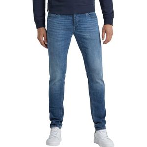 Cast Iron, Jeans- CI Riser Slim Intense Indigo Wash Blauw, Heren, Maat:W31 L36