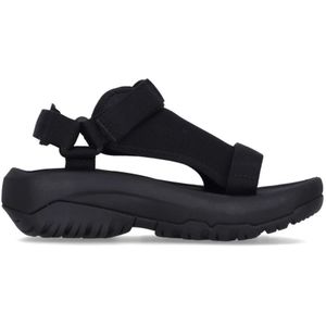 Teva, Schoenen, Dames, Zwart, 39 1/2 EU, Polyester, Zwarte Waterdichte Dames Sandaal