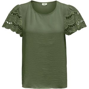 Jacqueline de Yong, Tops, Dames, Groen, XL, Polyester, T-Shirts