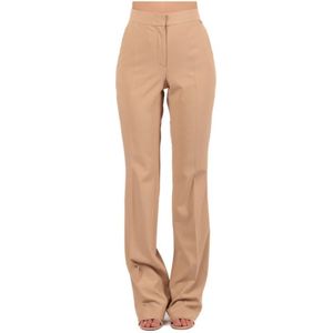 Liu Jo, Broeken, Dames, Beige, S, Damesbroek Elegante Stijl