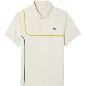 Lacoste, Tops, Heren, Wit, M, Polyester, Ultra-Dry Piqué Tennis Polo