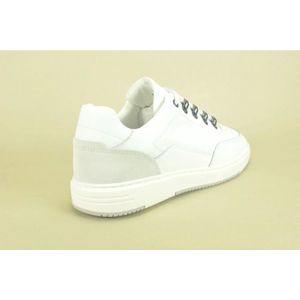 Cycleur de Luxe, Schoenen, Heren, Wit, 41 EU, Witte Sneaker met Haken