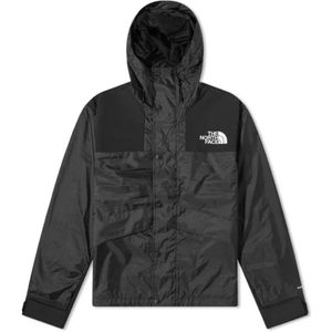 The North Face, Logo Jas met Ritssluiting Zwart, Heren, Maat:M