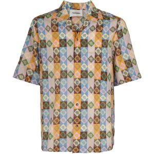 Nanushka, Overhemden, Heren, Veelkleurig, M, Short Sleeve Shirts
