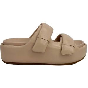 Ash, Flat Sandalen Beige, Dames, Maat:35 EU