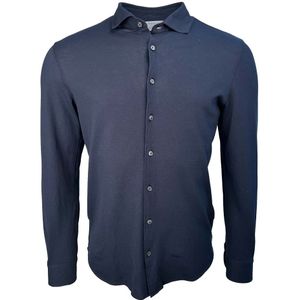 Gran Sasso, Overhemden, Heren, Blauw, XL, Katoen, Shirts