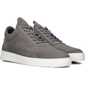 Filling Pieces, Schoenen, Dames, Grijs, 43 EU, Suède, Lage Organische Suède Sneakers