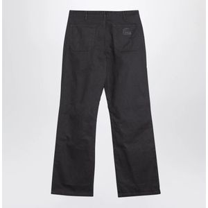 Acne Studios, Broeken, Heren, Grijs, L, Regular Fit Broek