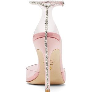 Stuart Weitzman, Schoenen, Dames, Roze, 37 1/2 EU, Glamoureuze Bandpomp