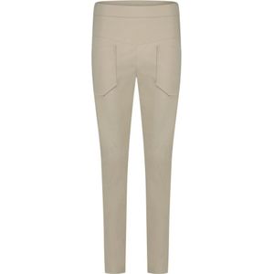 Jane Lushka, Tapered Broeken Beige, Dames, Maat:S